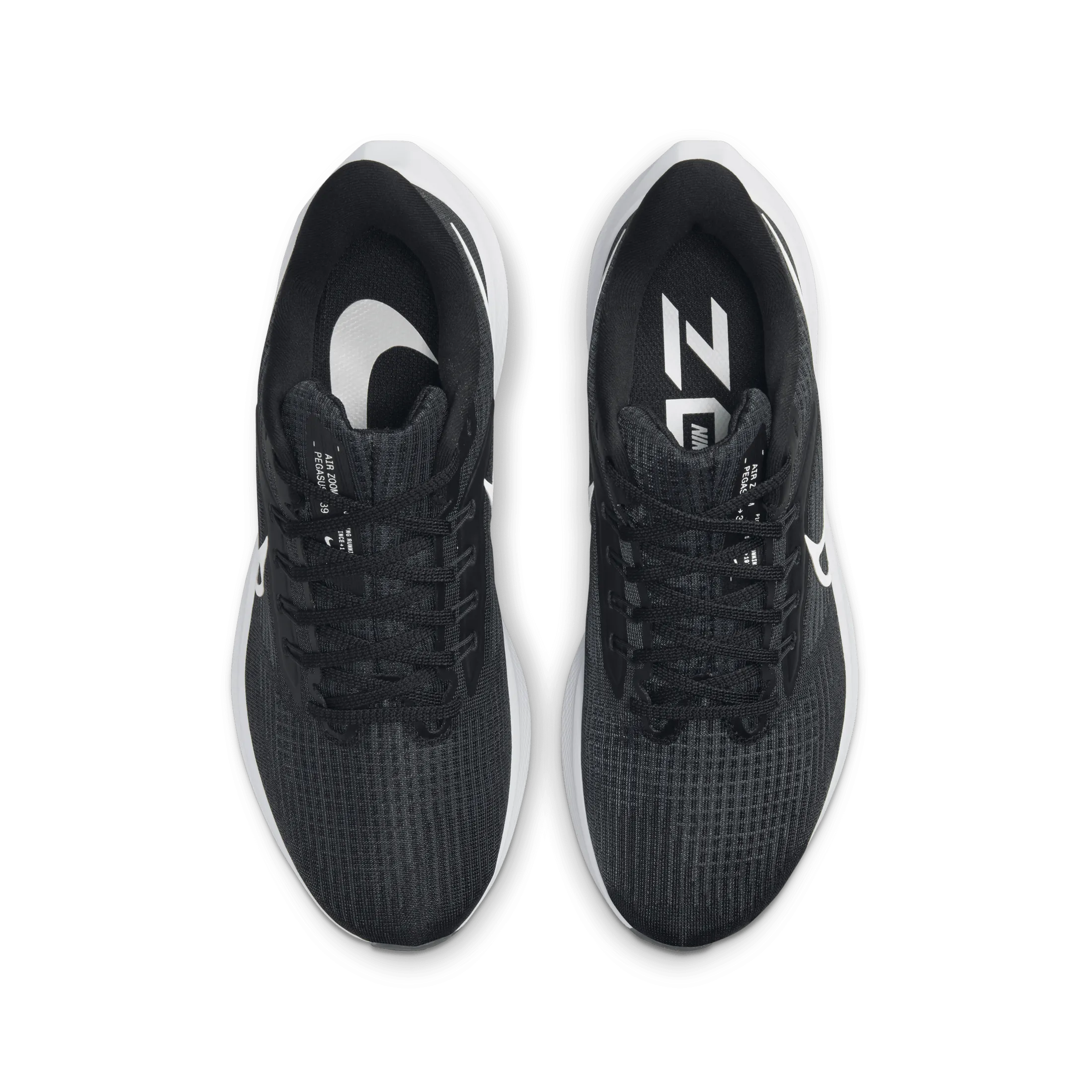 Air Zoom Pegasus 39 Women's Road Running Shoes BLACK/WHITE-DK SMOKE GREY