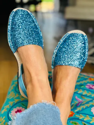 Aquamarina Glitter Avarcas