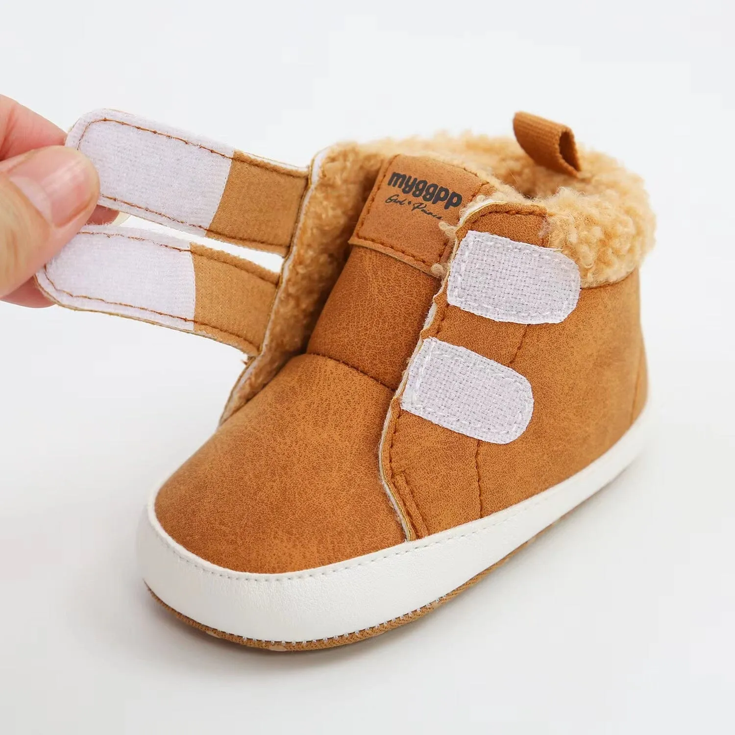 Bob High Top Plush First Walker Shoes