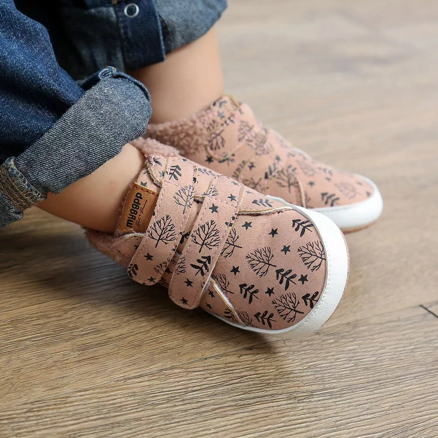 Bob High Top Plush First Walker Shoes