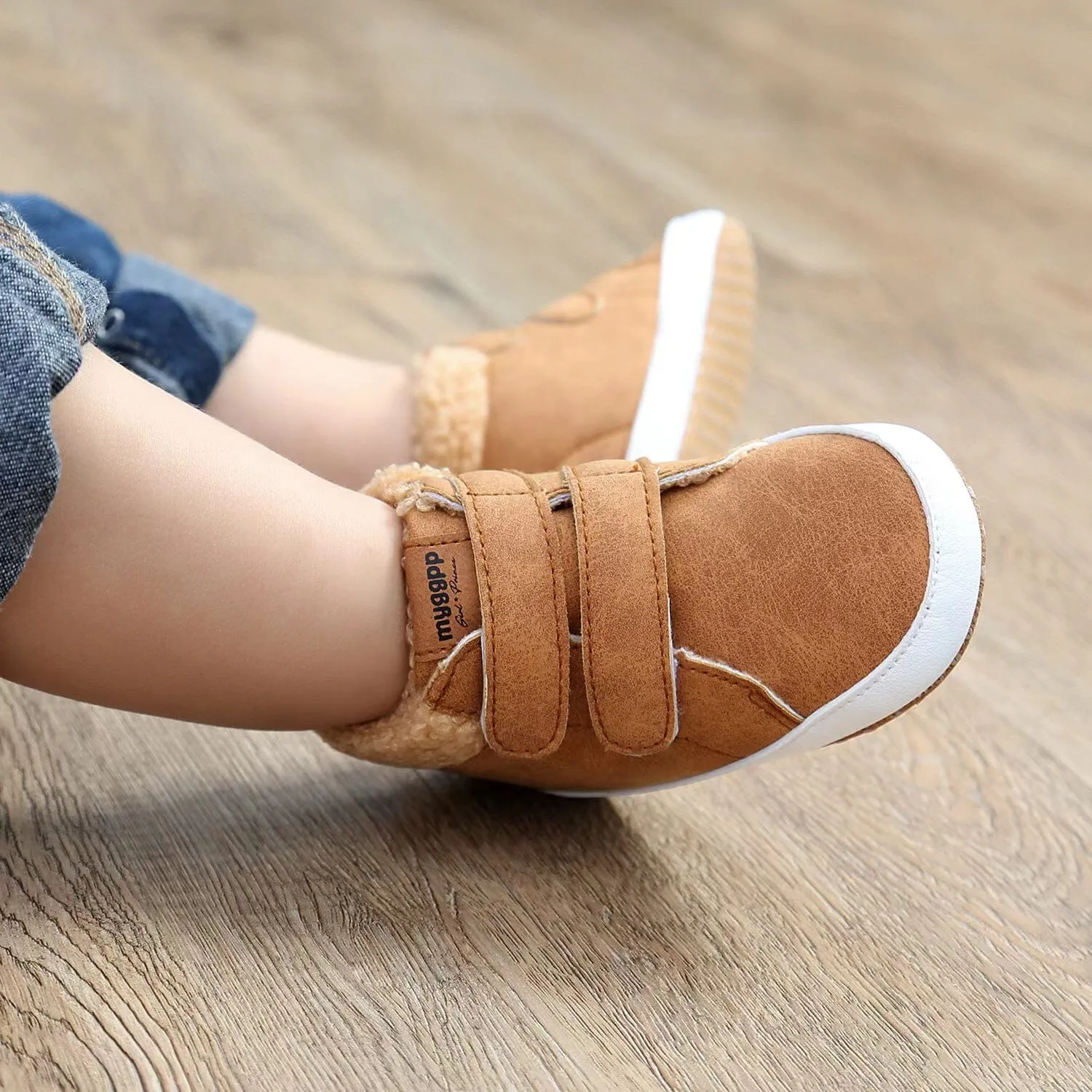 Bob High Top Plush First Walker Shoes