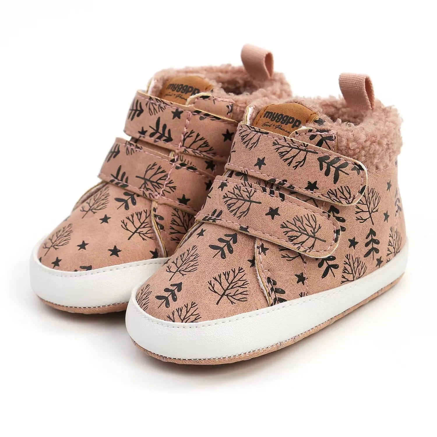 Bob High Top Plush First Walker Shoes