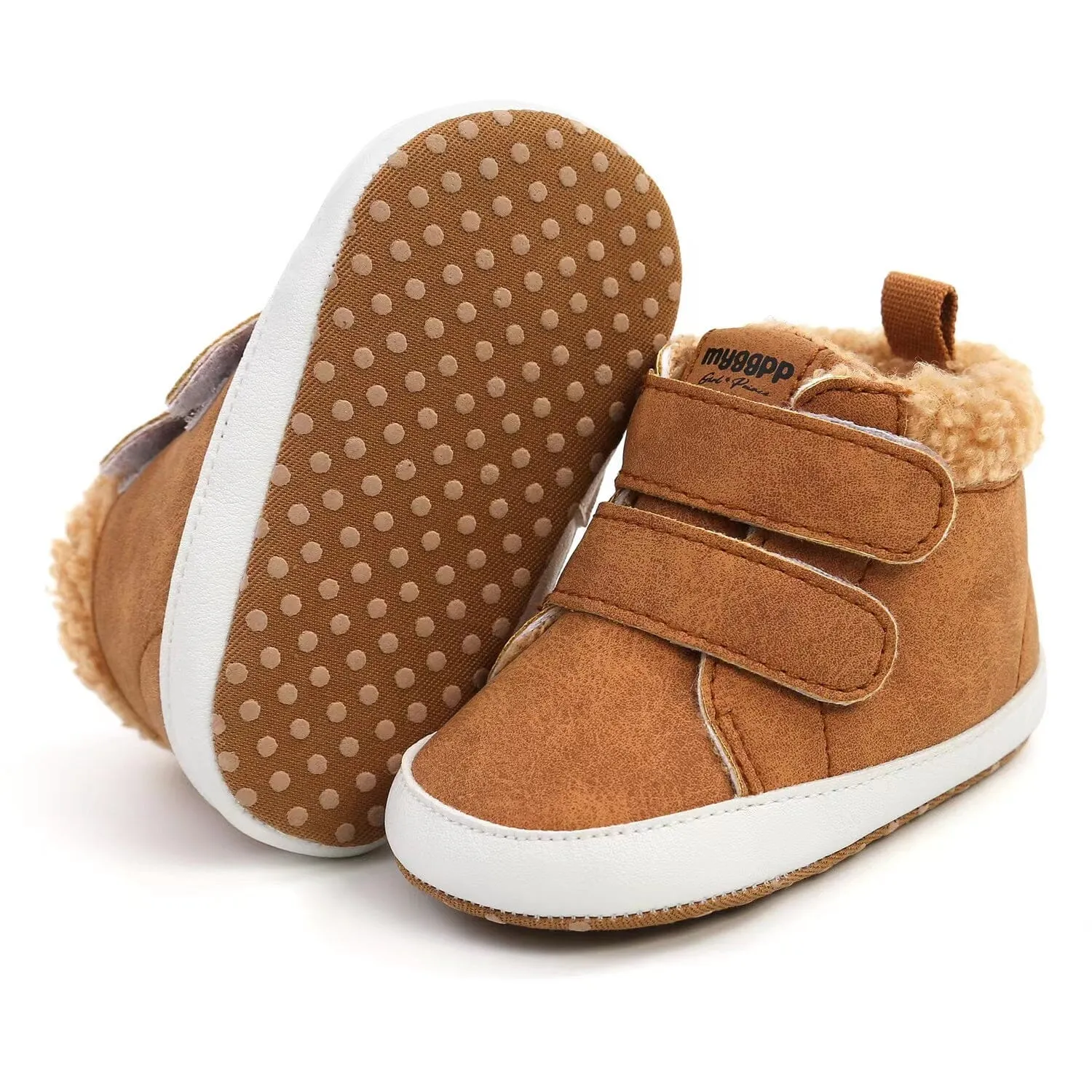 Bob High Top Plush First Walker Shoes