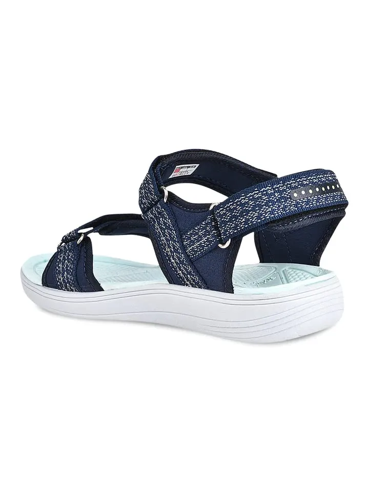 Campus Women's GC-2220L NAVY/P.GRN Sandal 5-UK/India