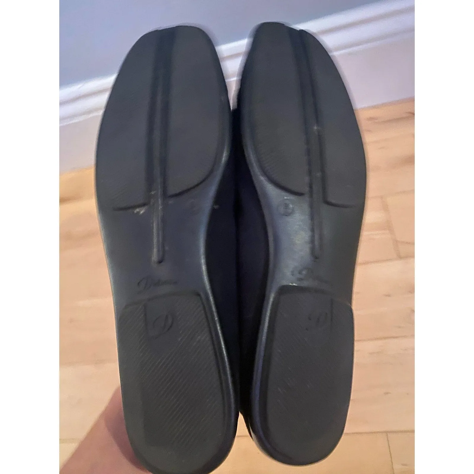 Feldman Black Suede Loafers Size 9