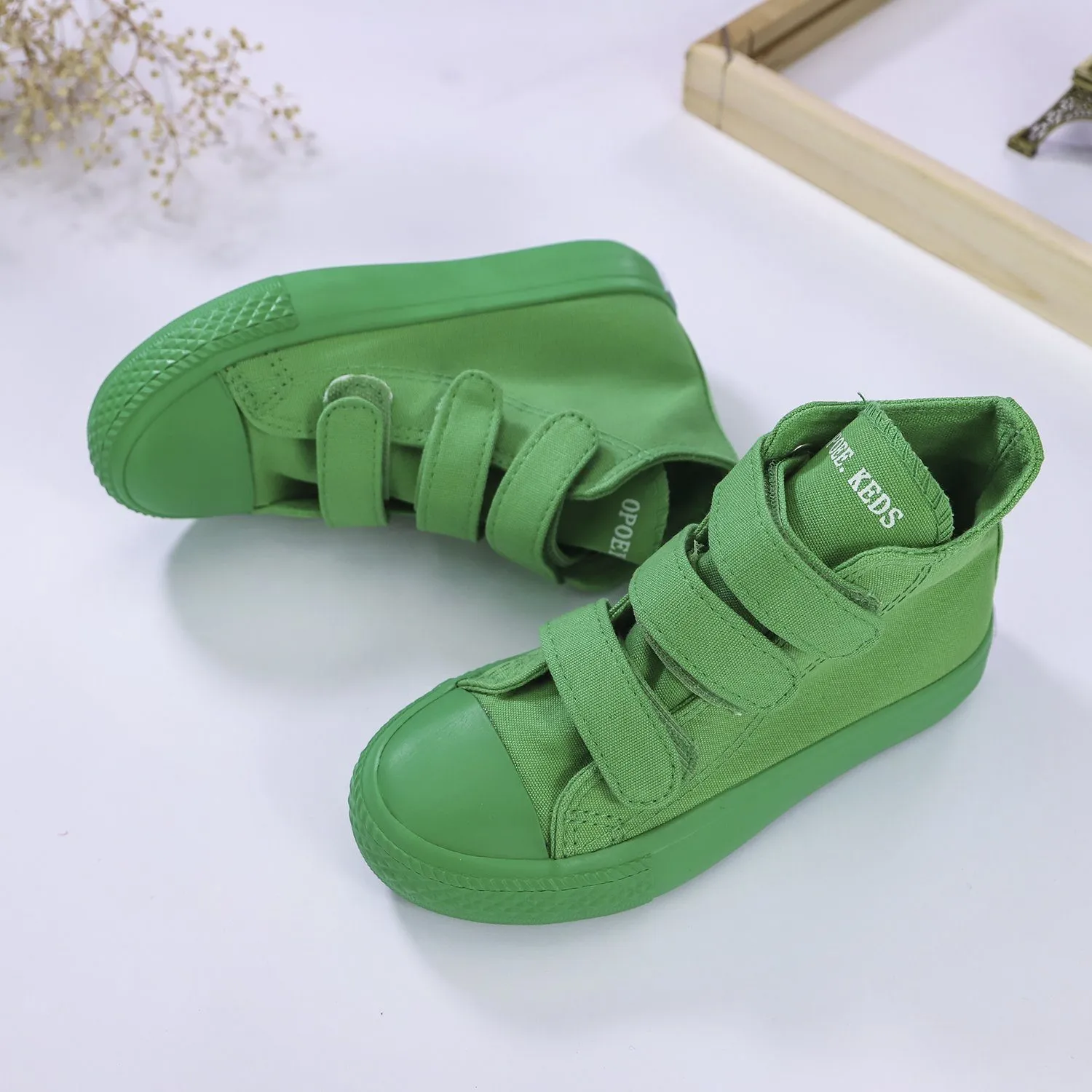 Harley Colors High Top Kids Canvas Shoes