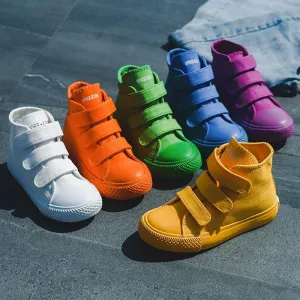 Harley Colors High Top Kids Canvas Shoes