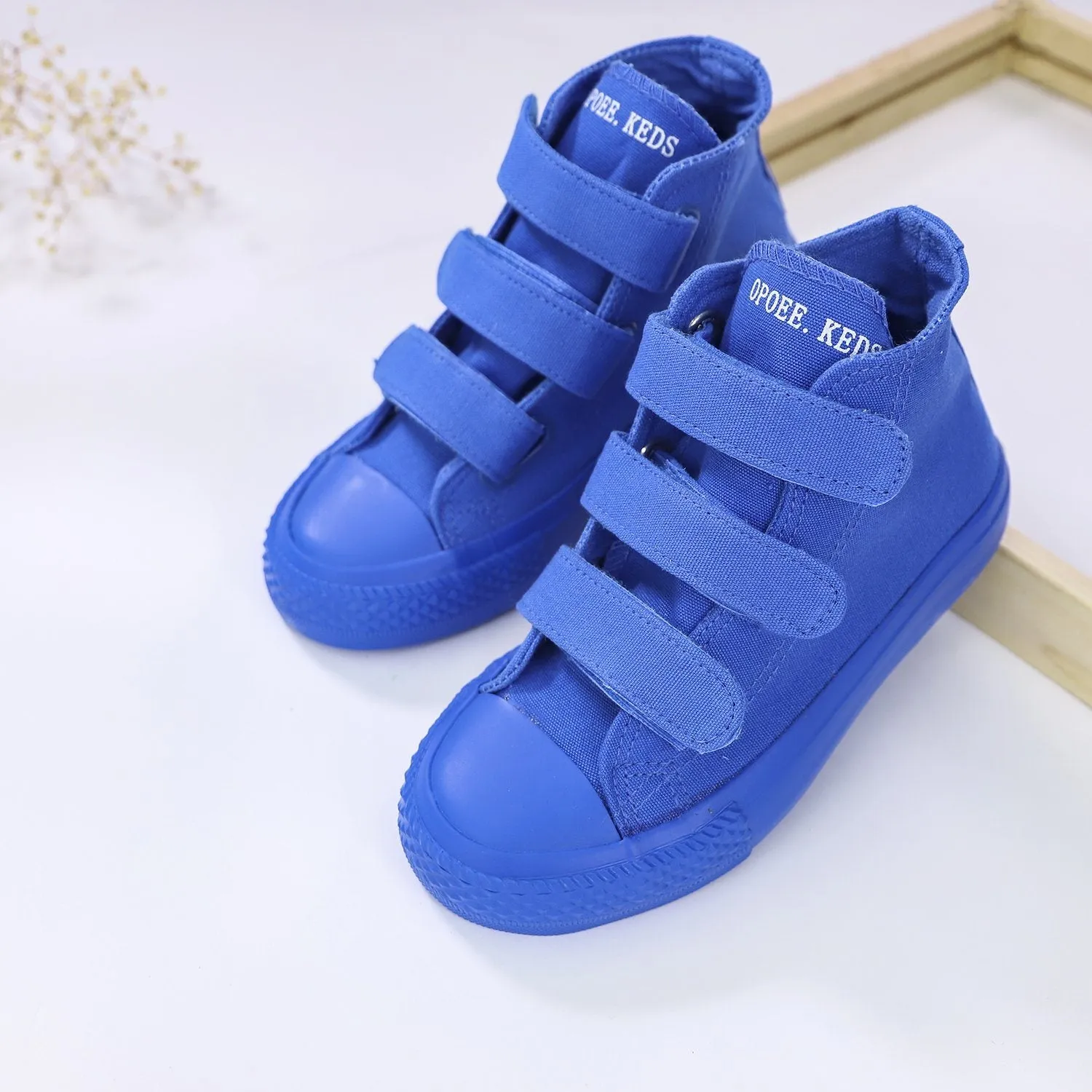Harley Colors High Top Kids Canvas Shoes