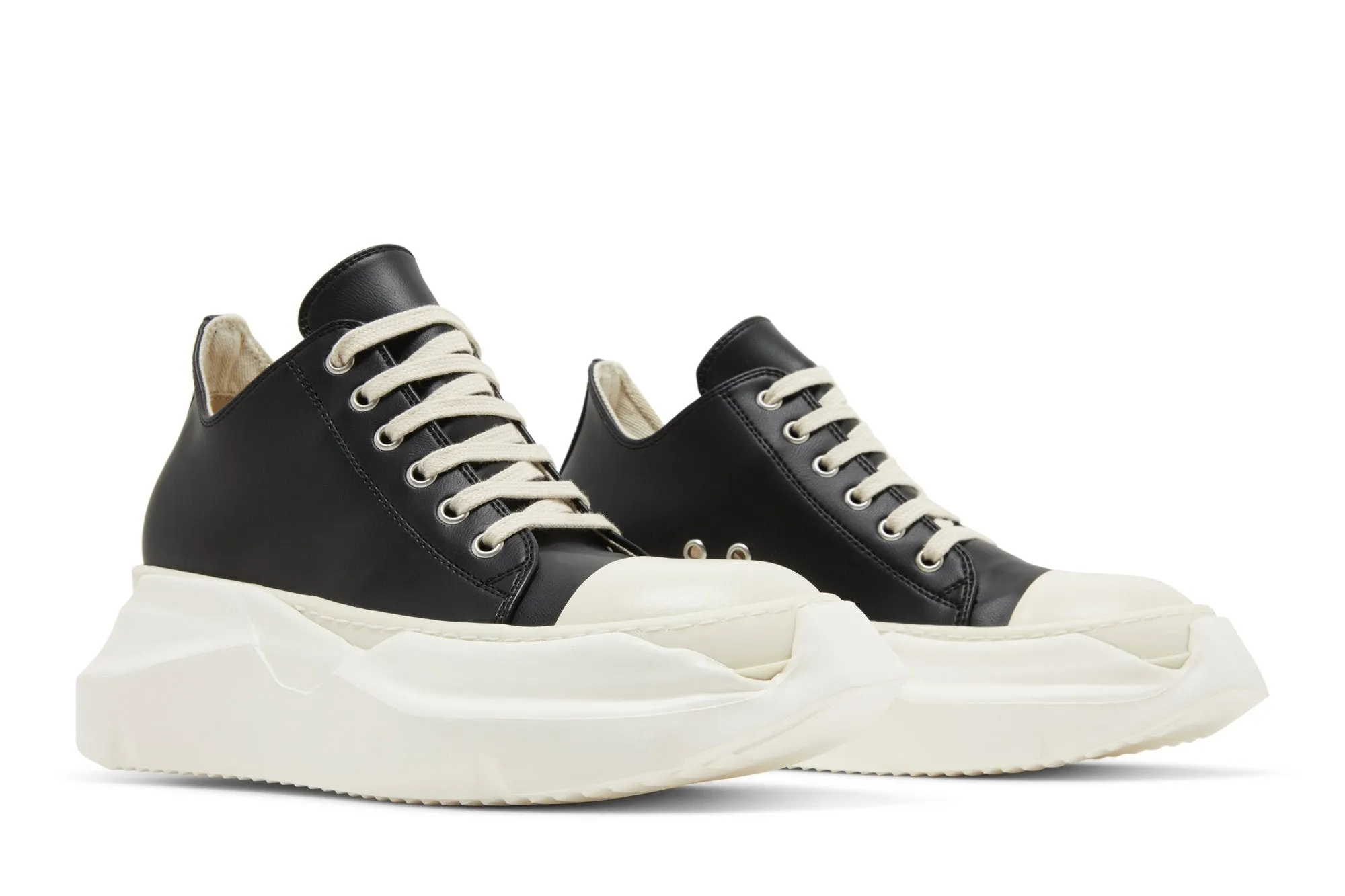 Low-top sneakers Rick Owens Wmns DRKSHDW Strobe Leather Abstract Low, black