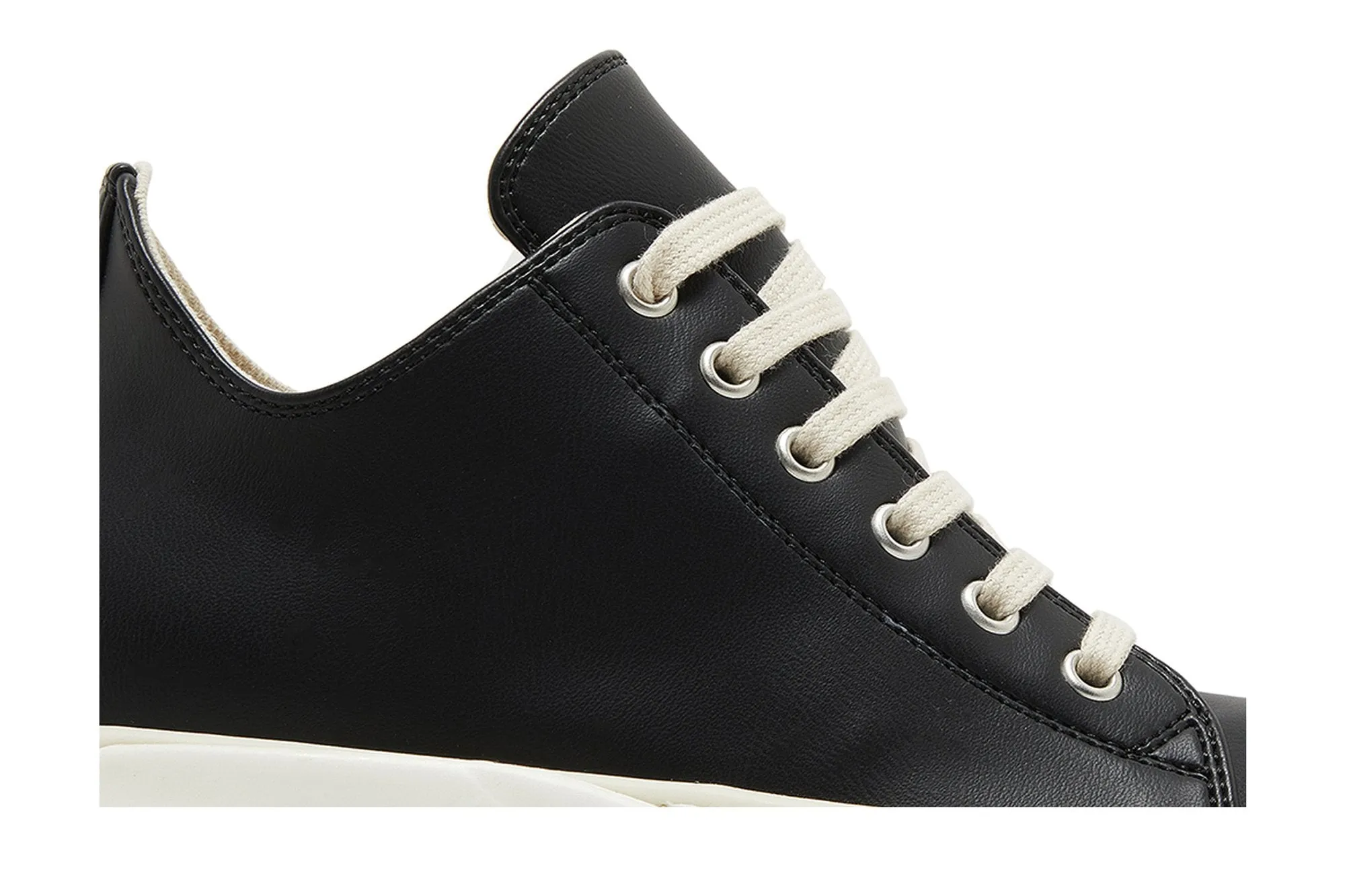 Low-top sneakers Rick Owens Wmns DRKSHDW Strobe Leather Abstract Low, black