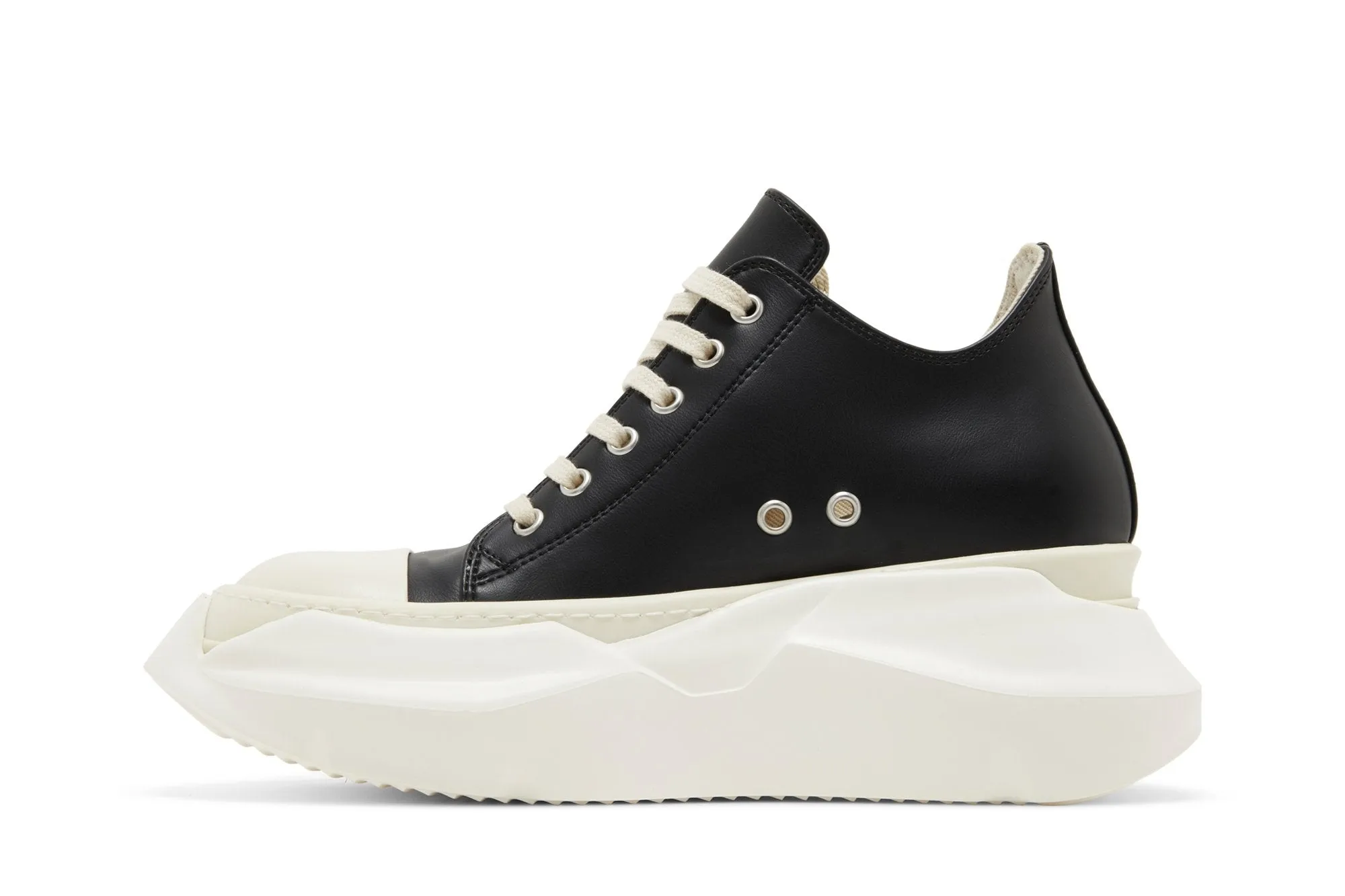 Low-top sneakers Rick Owens Wmns DRKSHDW Strobe Leather Abstract Low, black