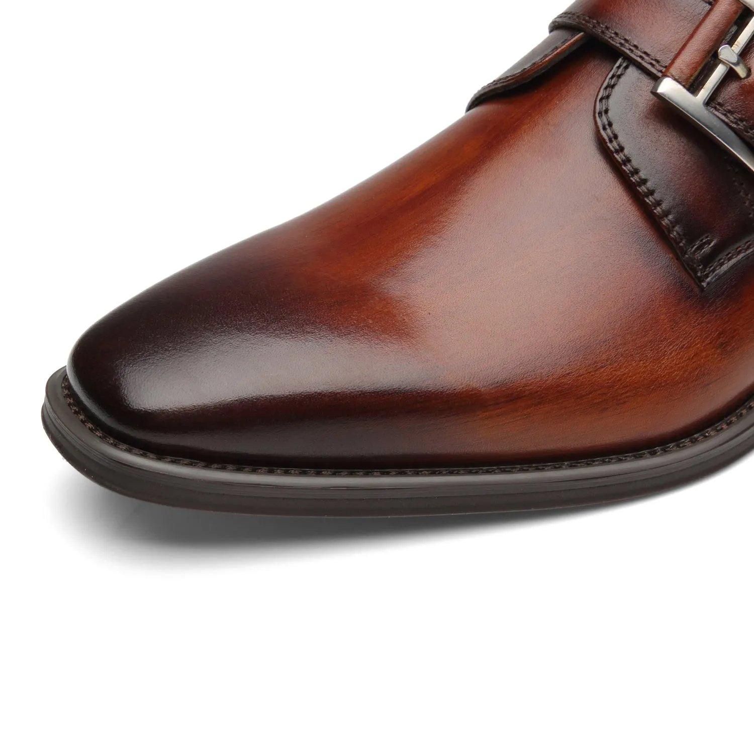 Men's Slip On Loafers  Dress Shoes Will-1-cognac