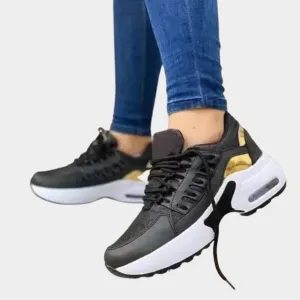 Women's Breathable Mesh Sneakers  Lightweight  Non-Slip Wedge Heel  Multiple Colours