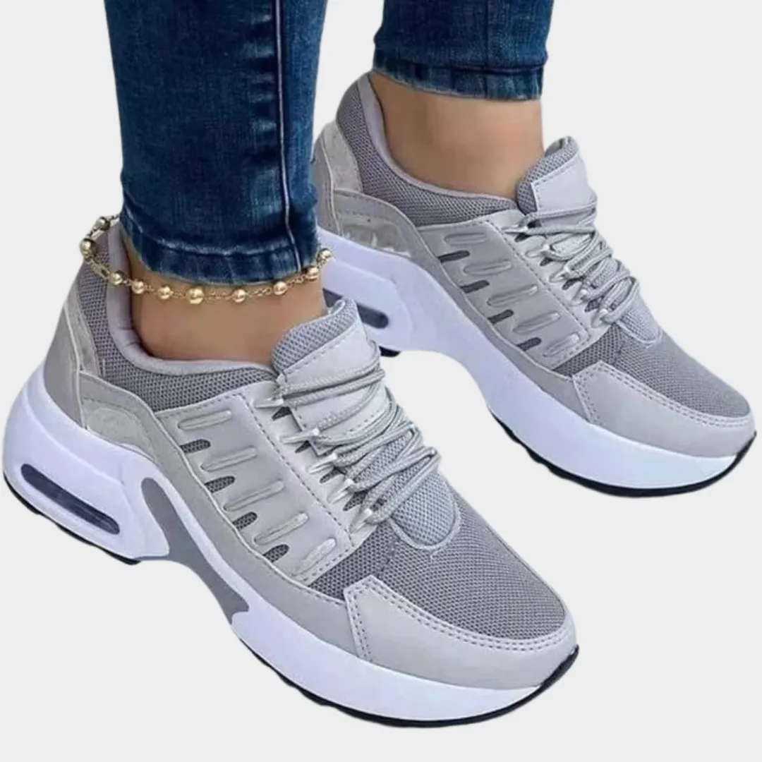 Women's Breathable Mesh Sneakers  Lightweight  Non-Slip Wedge Heel  Multiple Colours