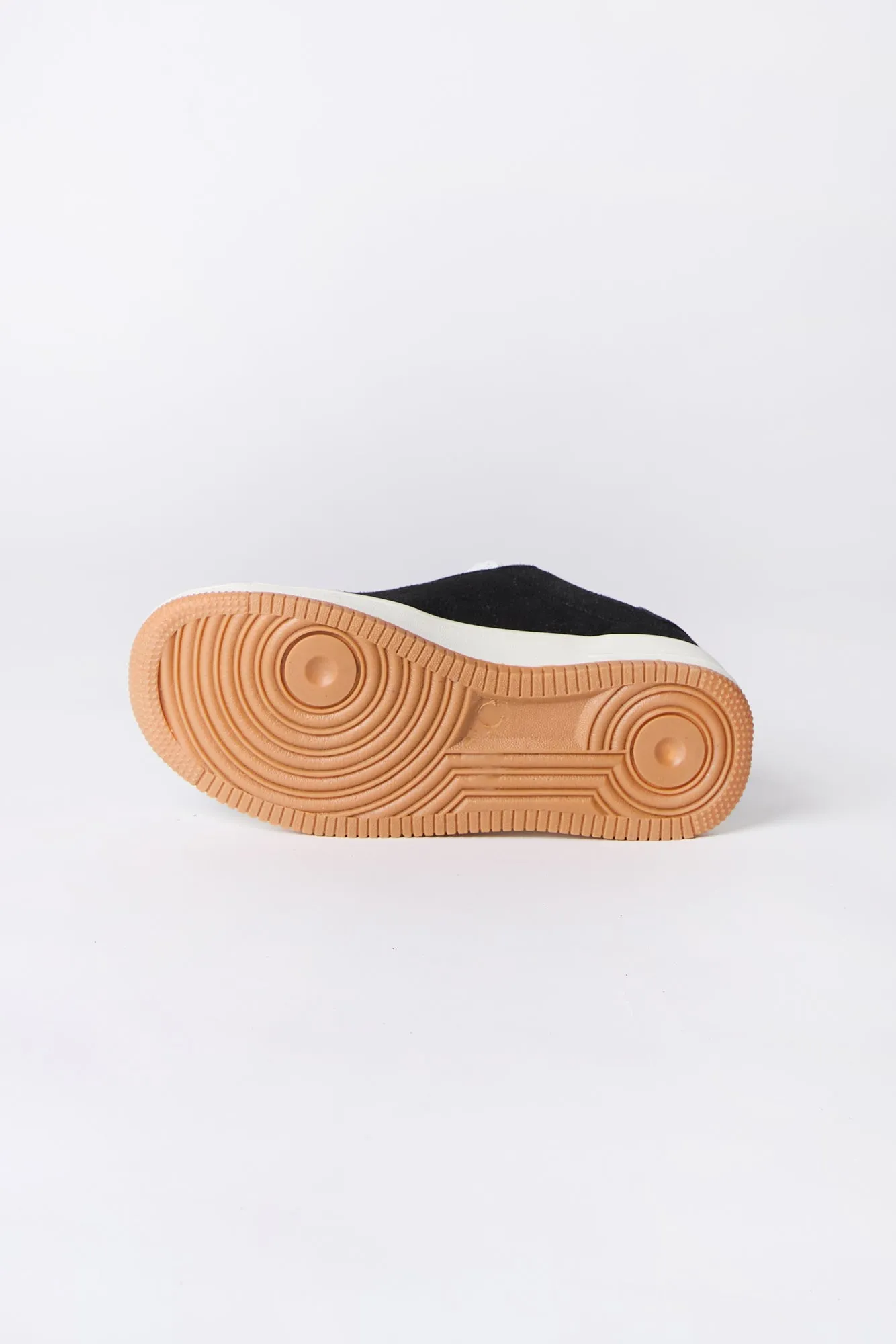 Zoo York Youth Black and White Suede Low Tops