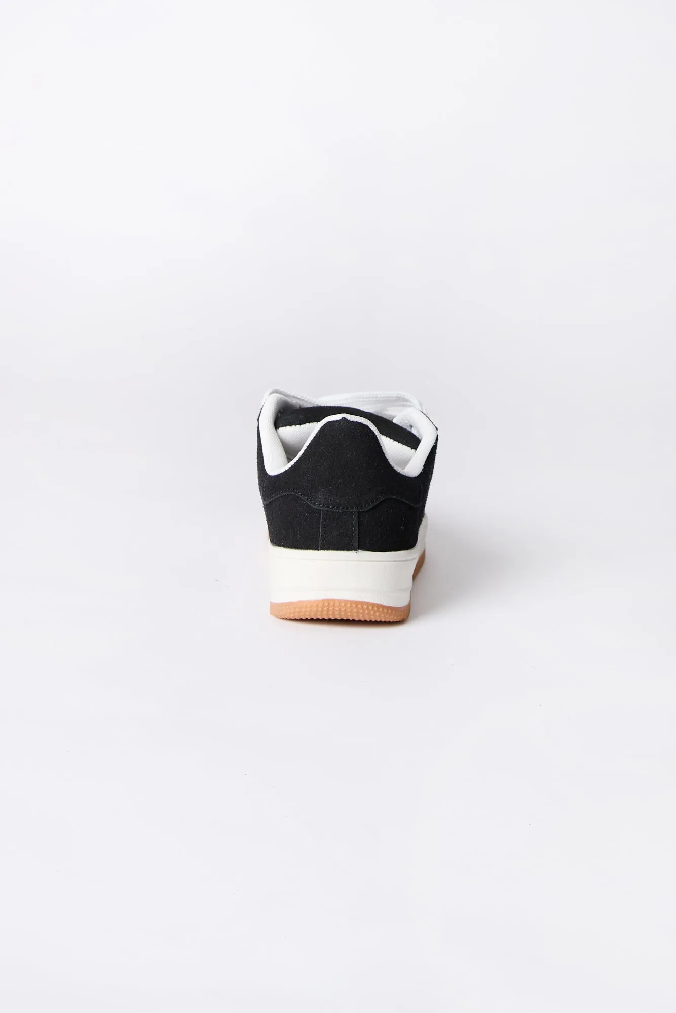 Zoo York Youth Black and White Suede Low Tops